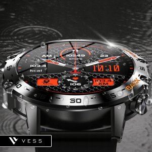 Smartwatch VESS ZEGAREK SMARTWATCH MĘSKI 360x360 ROZMOWY MENU PL WODOODPORNY 15