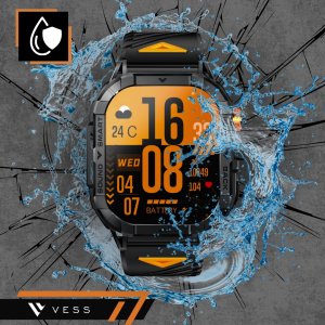 SMARTWATCH SPORTOWY MĘSKI POŁĄCZENIA BLUETOOTH WODOODPORNY PL MENU 6