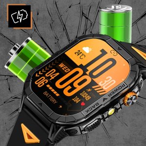 SMARTWATCH SPORTOWY MĘSKI POŁĄCZENIA BLUETOOTH WODOODPORNY PL MENU 16