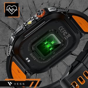 SMARTWATCH SPORTOWY MĘSKI POŁĄCZENIA BLUETOOTH WODOODPORNY PL MENU 4