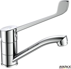 Bateria umywalkowa Avapax Medico stojąca chrom (ABME1511M1) 5