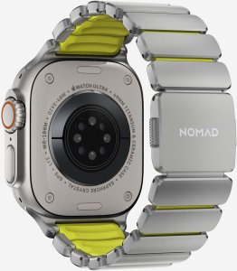 NOMAD Stratos Band - tytanowa bransoleta do Apple Watch 49mm z FKM (natural titanium, volt FKM) 4