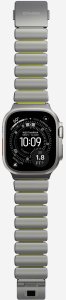 NOMAD Stratos Band - tytanowa bransoleta do Apple Watch 49mm z FKM (natural titanium, volt FKM) 10