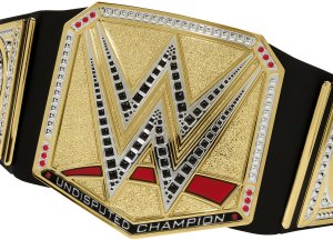 Figurka Mattel Pas mistrzowski WWE Undisputed Championship (HYJ35) 2