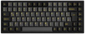 Klawiatura Akko AKKO Black & Gold 3084B Plus Gaming klawiatura, RGB – V3 Cream Blue Pro Switches, ISO DE, czarny & złoty 2
