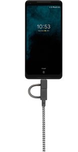 Kabel USB Native Union Belt Cable Universal - kabel USB-A - USB-C/lightning/microUSB, 2 m (zebry) 5