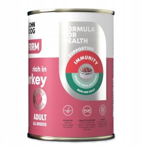 John Dog GOOD FORM DOROSŁY INDYKA KARMA 400g 3