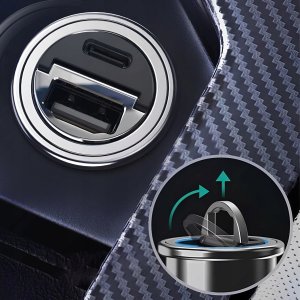 Ładowarka samochodowa do telefonu 12V USB-C 35W | USB-C | USB-A | QC | PD 3