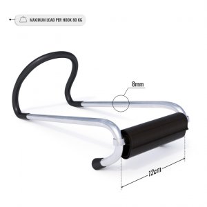 Gorilla Sports Haki do obciążenia sztangi hantli 80kg udźwig 2