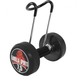 Gorilla Sports Haki do obciążenia sztangi hantli 80kg udźwig 6
