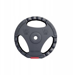 Gorilla Sports Obciążenie z uchwytami 15 kg, 30 mm 7