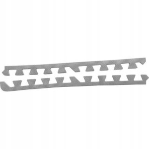 Gorilla Sports Krawędzie do mat ochronnych szare 8 sztuk 4