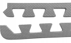 Gorilla Sports Krawędzie do mat ochronnych szare 8 sztuk 5