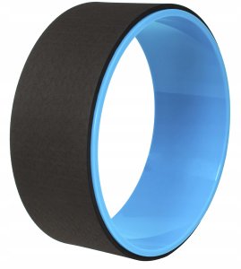 Koło do Jogi i Pilatesu niebieskie Gorilla Sports Yoga Wheel Roller Fitness do 200 kg 6