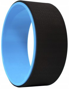 Koło do Jogi i Pilatesu niebieskie Gorilla Sports Yoga Wheel Roller Fitness do 200 kg 8