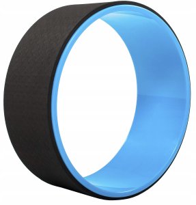 Koło do Jogi i Pilatesu niebieskie Gorilla Sports Yoga Wheel Roller Fitness do 200 kg 9