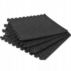Gorilla Sports Maty ochronne podłogowe, 4 sztuki, czarny, 50 x 50 cm x 2 cm 3