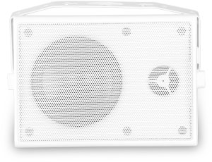 Zestaw białych głośników naściennych 8x 4'' z 2-strefowym  wzmacniaczem one size 18