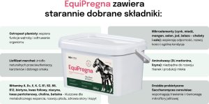LAB V Lab-v EquiPregna Mieszanka paszowa uzupełniająca dla klaczy ciężarnych i karmiących 2000g 5