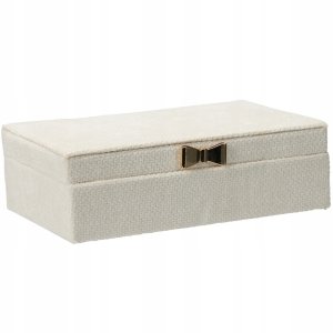 Home Styling Collection Szkatułka na biżuterię z kokardą, 25 x 7,5 x 15,5 cm 3