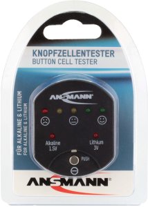 Ansmann Ansmann Coin cell tester, CR1620, Alkaline, Lithium, Black 4