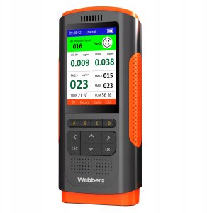 Stacja Jakości Powietrza UP900 7w1 PM2.5 PM10 HCHO TVOC USB Webber 7