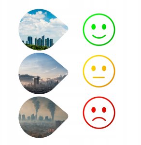 Stacja Jakości Powietrza UP900 7w1 PM2.5 PM10 HCHO TVOC USB Webber 10