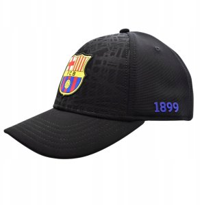 Czapka z daszkiem FC Barcelona bejsbolówka Cap Cross Black FCB 5001GEXNN 3
