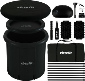 Virtufit Wanna lodowa XXL - 375 litrów - antracyt - z akcesoriami (VF13078) 3