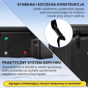 ExtraLink Extralink Ice Bath | Wanna do morsowania | 160x85x65cm 3