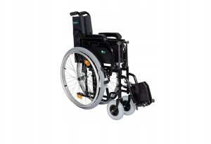 Reha Fund Stalowy wózek inwalidzki RF-1 Cruiser Czarny 48cm 7