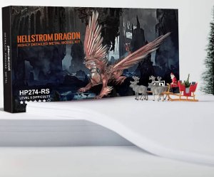 Piececool Metal Puzzle 3D Model - Firestorm Dragon 6