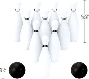 Enero ZESTAW SPORTOWY DO GRY W KRĘGLE 30CM 6
