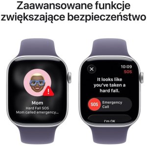 Smartwatch Apple Watch 11 GPS 42mm Silver Alu Sport Band M/L Fioletowy  (MEU74WF/A) 6