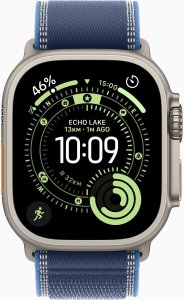 Smartwatch Apple Watch Ultra 3 GPS + Cellular 49mm Natural Titanium / Trail Loop M/L Niebieski  (MEWU4QC/A) 2