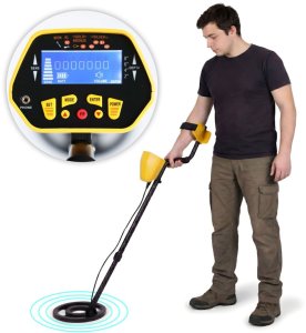 Wykrywacz metali detektor 3 tryby do poszukiwań złota srebra monet pinpoint LCD 6