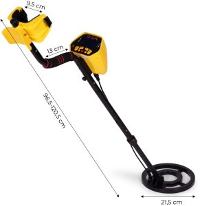 Wykrywacz metali detektor 3 tryby do poszukiwań złota srebra monet pinpoint LCD 10