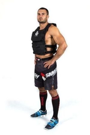 DBX BUSHIDO Kamizelka obciążeniowa z obciążeniem 1-30 kg czarna 2