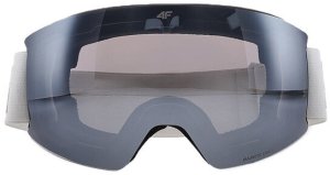 Gogle narciarskie z powłoką lustrzaną uniseks 4F 4FWAW24AGOGU043-11S 3