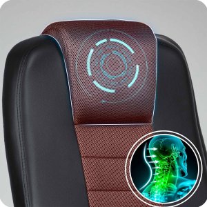 Krzesło biurowe Sofotel 518B Czarno-brązowe 7