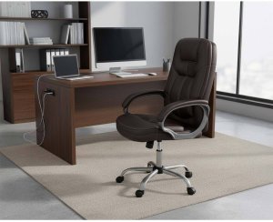 Krzesło biurowe Sofotel 355 Brązowe 15