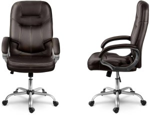 Krzesło biurowe Sofotel 355 Brązowe 3