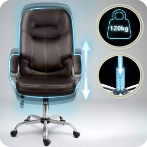 Krzesło biurowe Sofotel 355 Brązowe 7