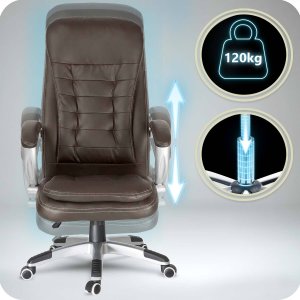 Krzesło biurowe Sofotel 322 Brązowe 7