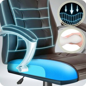 Krzesło biurowe Sofotel 322 Brązowe 9