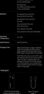 Powerbank Cuktech P+Series No.15 150W 20000mAh - szary 2