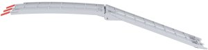 vidaXL Rampa załadunkowa Srebrny 178 x 29 x 14 cm Aluminiowy 6