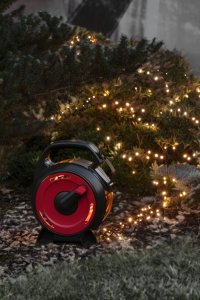 Konstsmide Cable reel, Fairy lights, Black, Red, Plastic, IP44, Black, 1200 bulb(s) 11