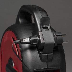 Konstsmide Cable reel, Fairy lights, Black, Red, Plastic, IP44, Black, 1200 bulb(s) 13