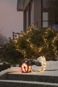 Konstsmide Cable reel, Fairy lights, Black, Red, Plastic, IP44, Black, 1200 bulb(s) 10
